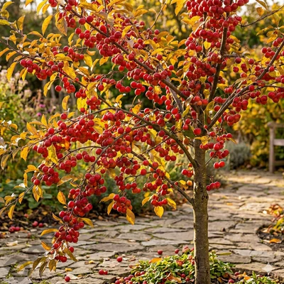 Malus 'Red Sentinel' (bogyós díszalma)
